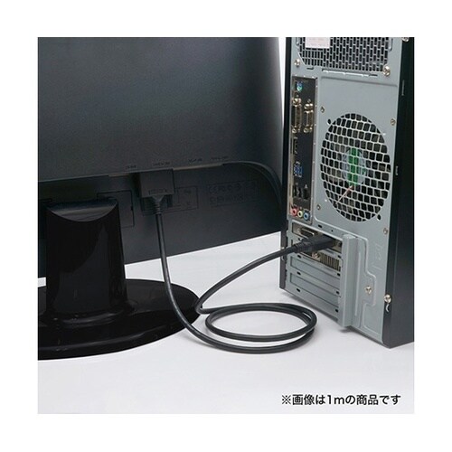 Displayport→DVI変換ケーブ