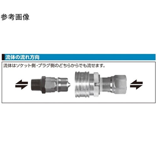 熱水用カプラ(プラグ)真ちゅう(ニッケル