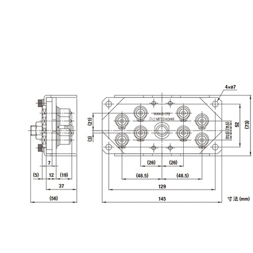 マルチカプラMAM−B型(プラグ)8ポー