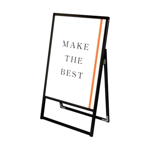 ブラックバリウススタンド看板LED A1