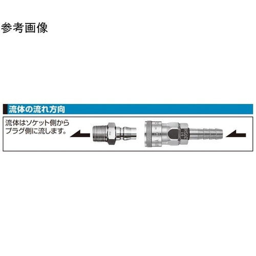 ハイカプラ(プラグ)真ちゅう R3/4オ