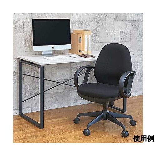 ビジネスチェアー(高耐荷重/肘付/ブラッ