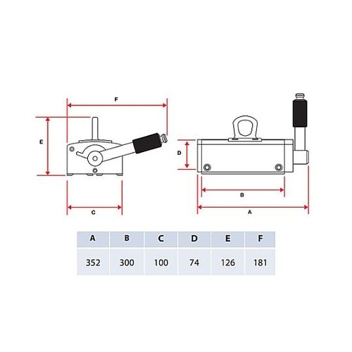 400kg マグネットリフター EA98
