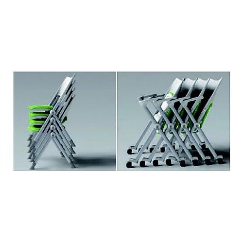 折畳み椅子(ブルー) EA956XE−4