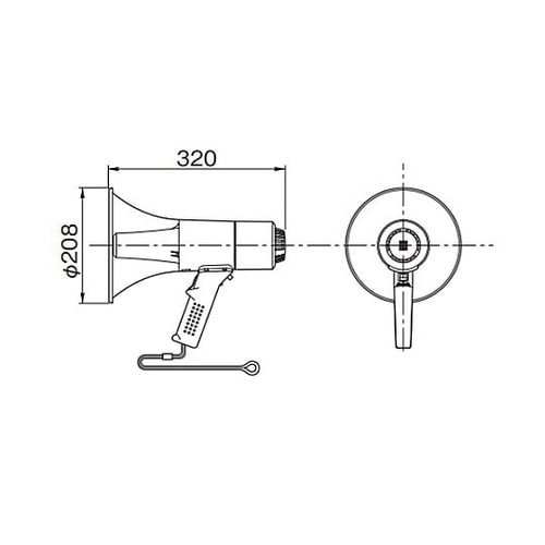 15W メガホン(サイレン音付) EA9