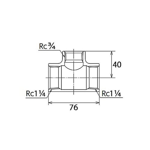 Rc1・1/4”xRc3/4”xRc1・