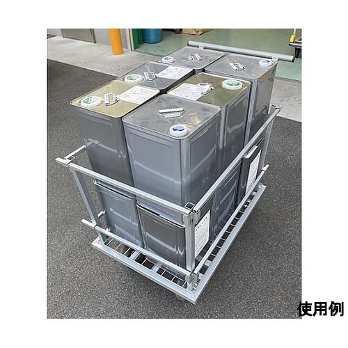 600x850mm 一斗缶用運搬車(フレ