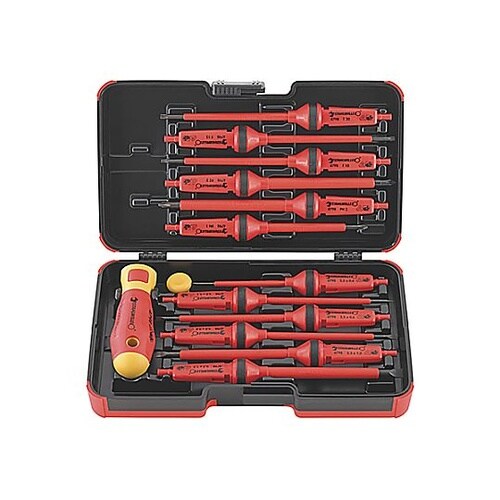 12本組 絶縁ドライバー(差換え式) E