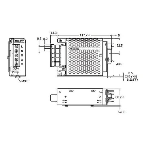DC24V/ 15W スイッチングパワー