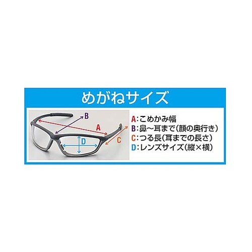 保護めがね(x2.0ルーペ付) EA80