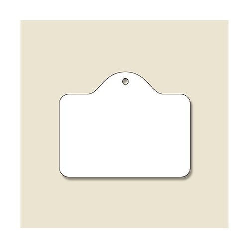 32x41mm 糸無タグ(白/1000枚