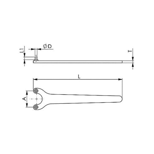 15mm/3.0mm ピンレンチ EA6