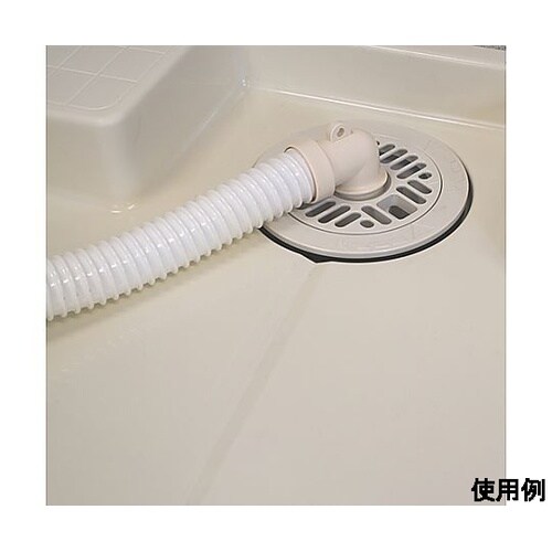 2.0m 洗濯機用排水ホース(L型) E