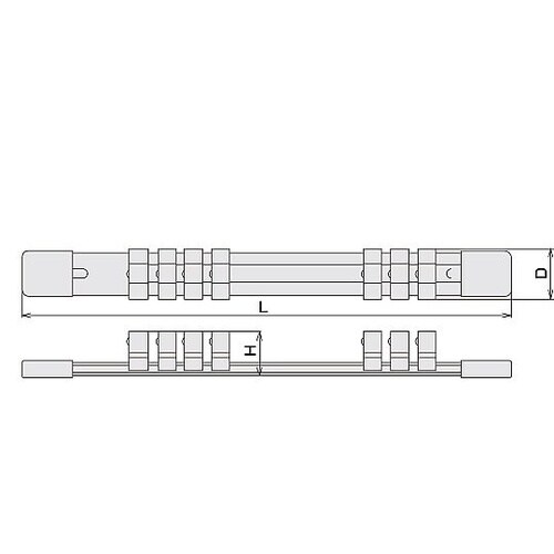 3/8”DRx300mm ソケットホルダ