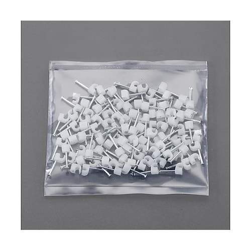 10−14mm 丸型ケーブルクリップ(白