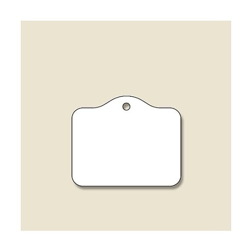 25x30mm 糸無タグ(白/1000枚