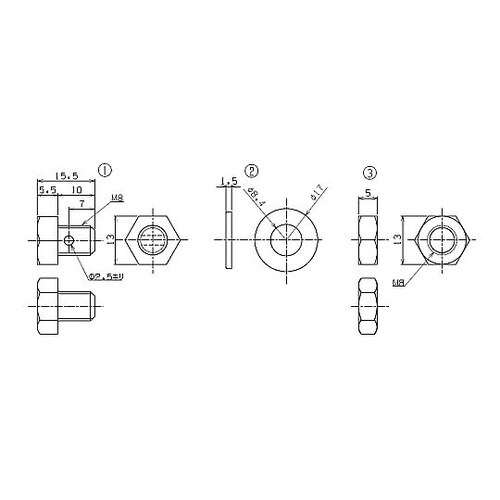 1.2mm ワイヤークリップ(ステンレス