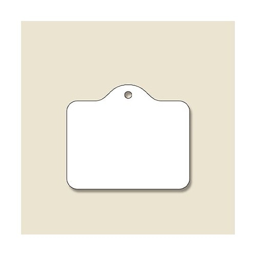30x35mm 糸無タグ(白/1000枚