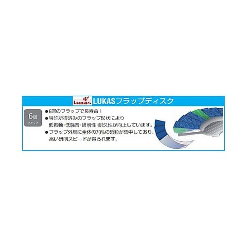# 60/178mm フラップディスク(
