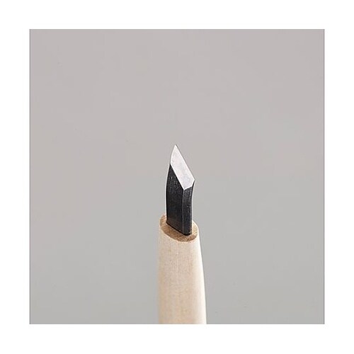 13.5mm 彫刻刀(安来鋼/キワ曲型)