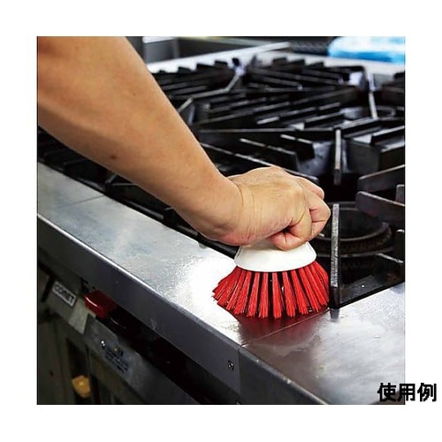 φ100x90mm ハンドブラシ(赤)