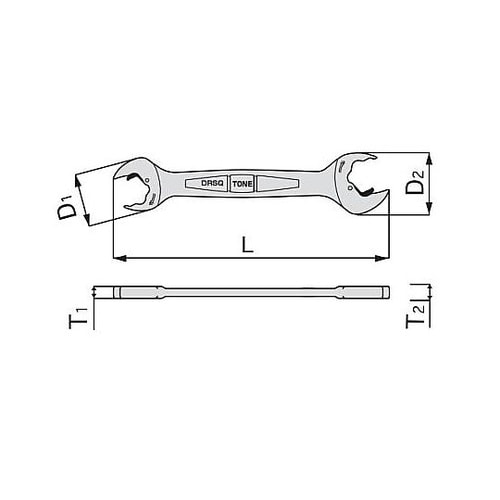 10x13mm 両口クイックスパナ EA