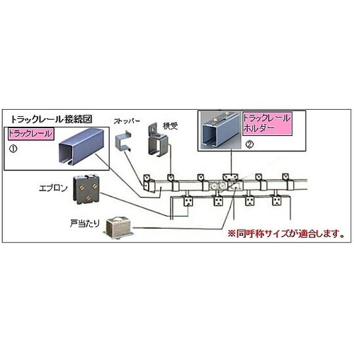 4号トラックレール持続ホルダー EA97