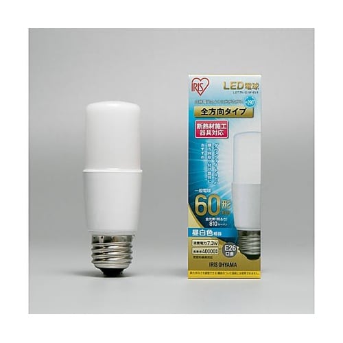 AC100V/7.3W/E26 電球/L