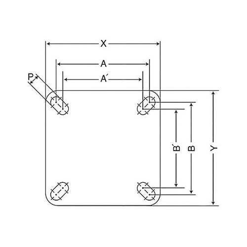 100mm キャスター(自在金具付・静電