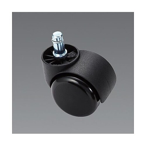 チェアー用ウレタンキャスター(黒)(5個