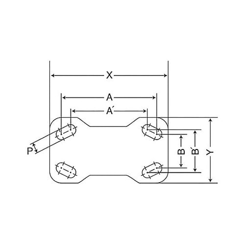125mm キャスター(固定金具付・静電