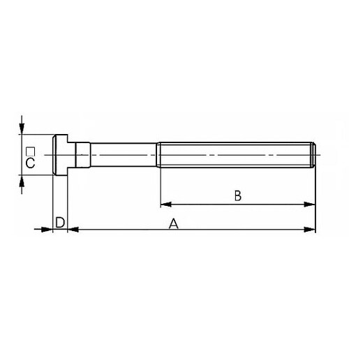 M20/呼20/100mm Tスロットボ