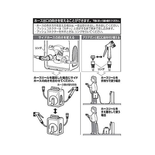 9/12.6mmx10m 散水ホースリー