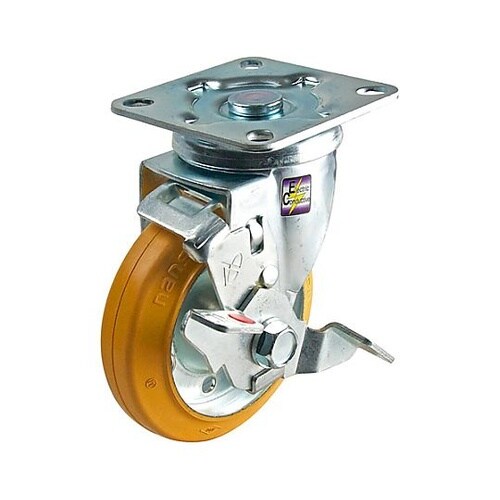 125mm キャスター(自在金具・ブレー