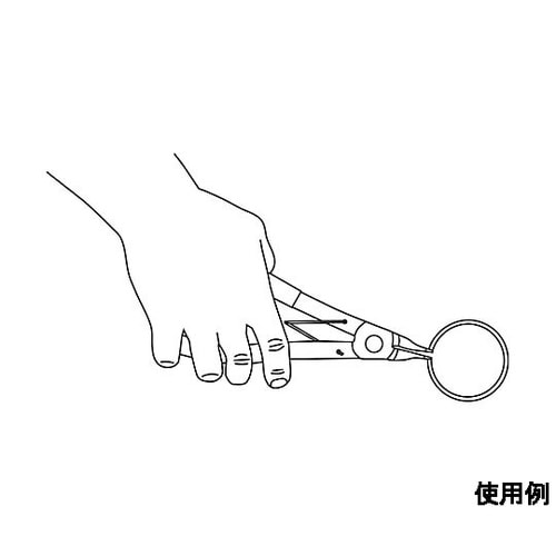 23mm 軸用ロックリングプライヤー E