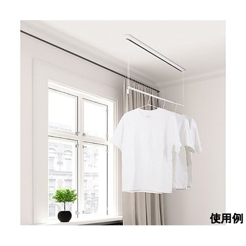 600mm 天井取付物干し(竿付) EA