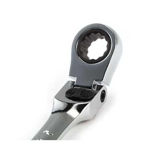 22mm ラチェット片目片口スパナ(首振