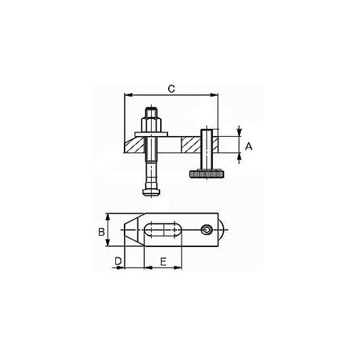 M20x160mm サポートスクリュー付