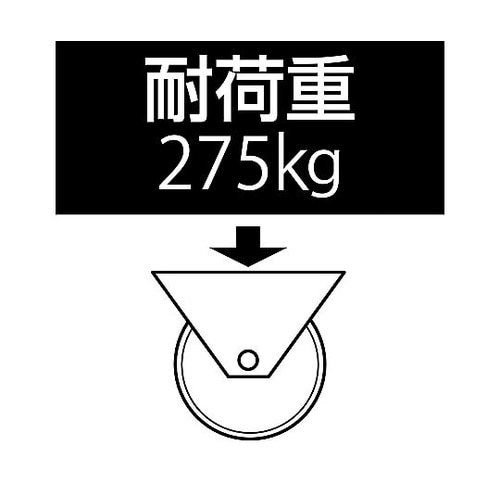 125x40mm 車輪(ポリウレタン+ナ