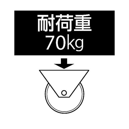 100mm キャスター(自在金具・後輪ブ