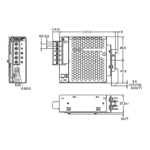 DC24V/ 50W スイッチングパワー
