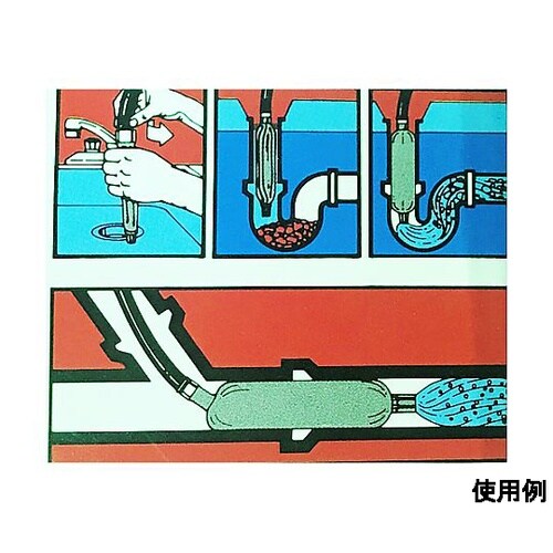 38mm 水圧式排水管クリーナー EA3