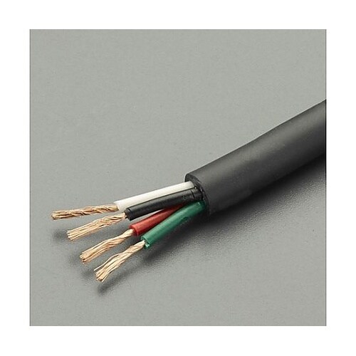 0.75mm2x50m/4芯 ビニールキャ