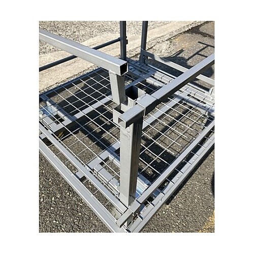 850x850mm 一斗缶用運搬車(フレ