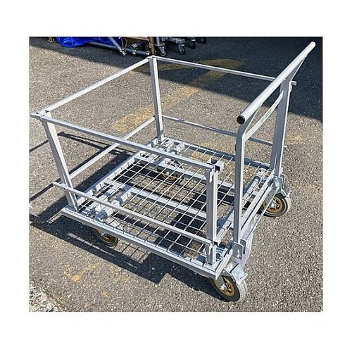 850x850mm 一斗缶用運搬車(フレ