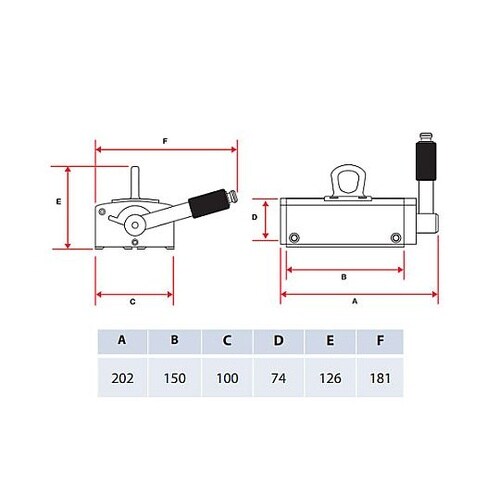 200kg マグネットリフター EA98