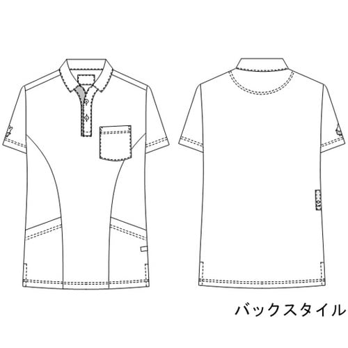 ニットシャツ ネイビー BL MFJ−5