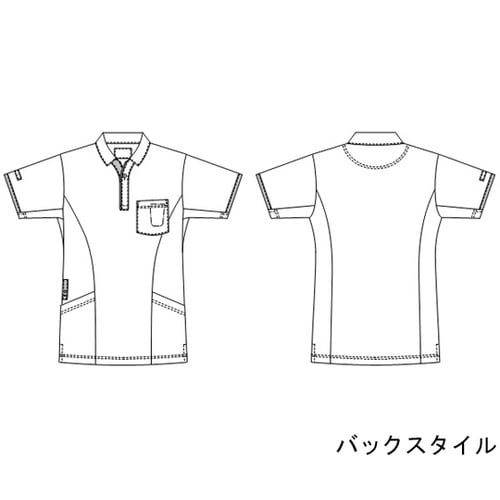 ニットシャツ ネイビーP BL JD−3