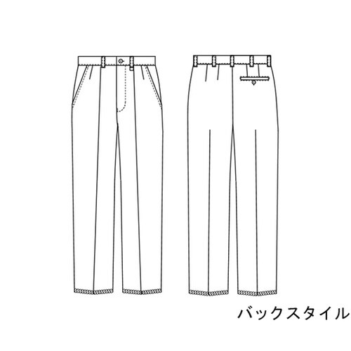 男子パンツ ブルー LL KES−516