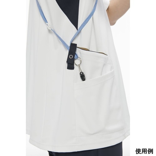 男女兼用スクラブ Tパープル L AW−